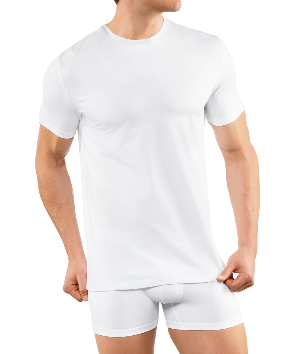2-Pack Men T-Shirt Round-neck Daily Comfort