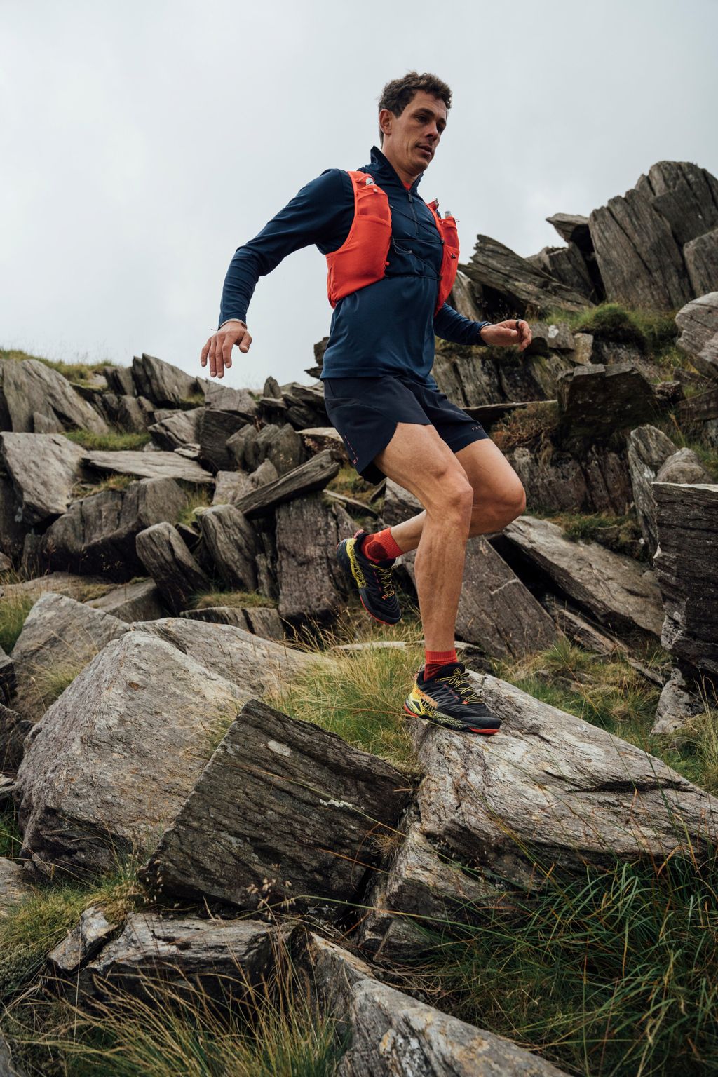 RU Trail Men Running Socks