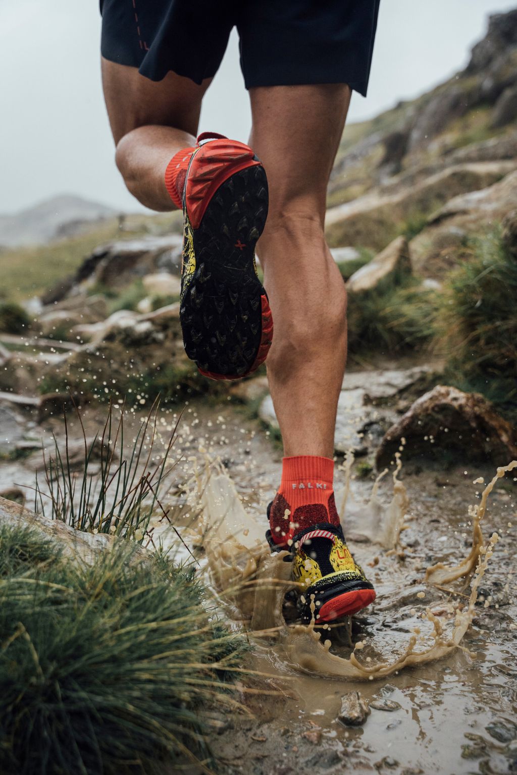 RU Trail Men Running Socks