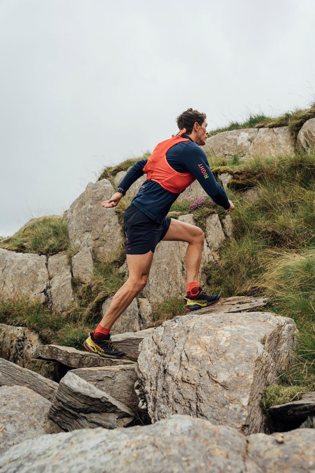 RU Trail Men Running Socks