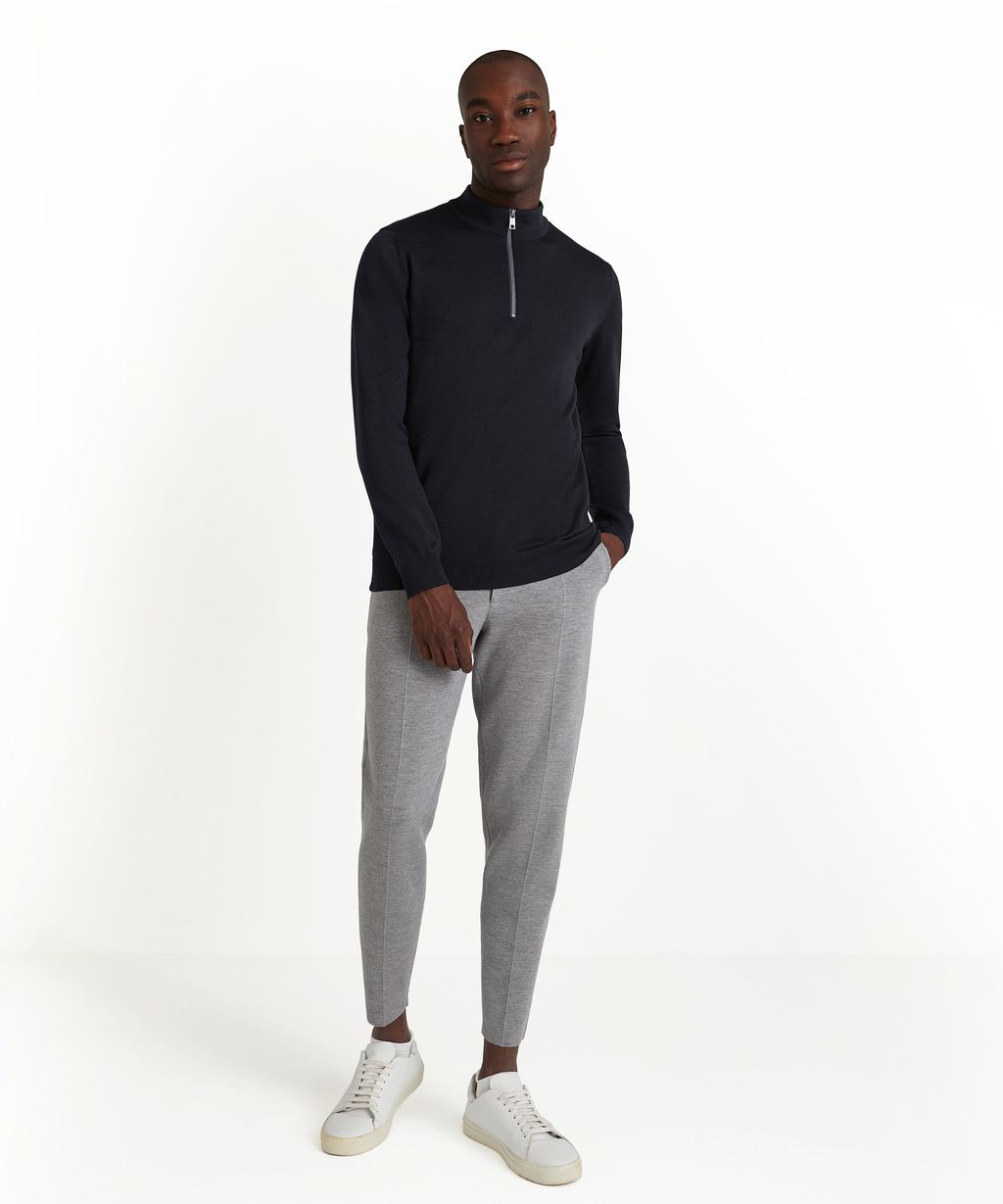 Men Pullover Stand-up collar