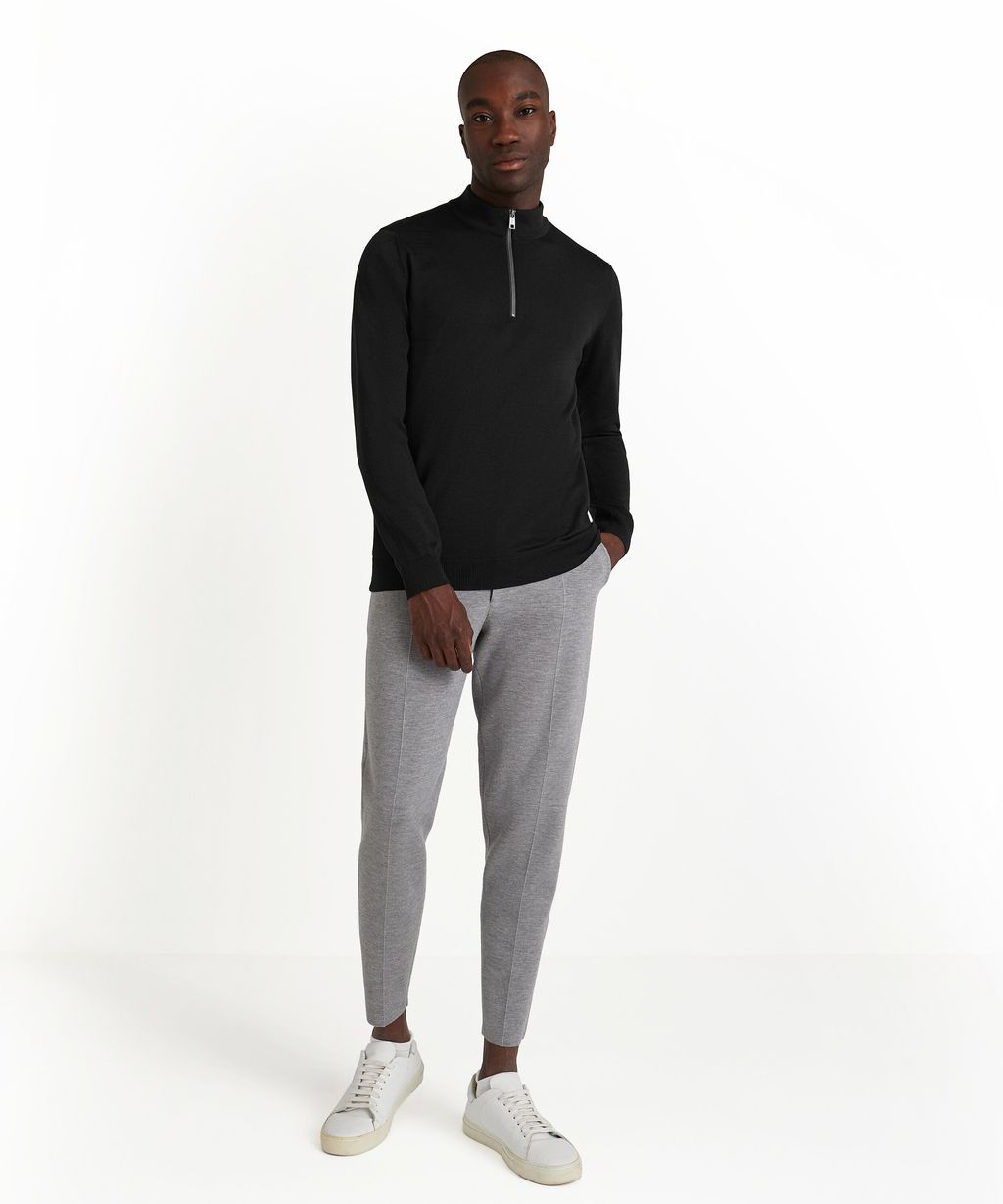 Men Pullover Stand-up collar