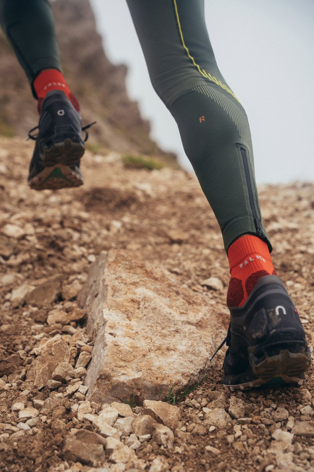 RU Trail Men Running Socks