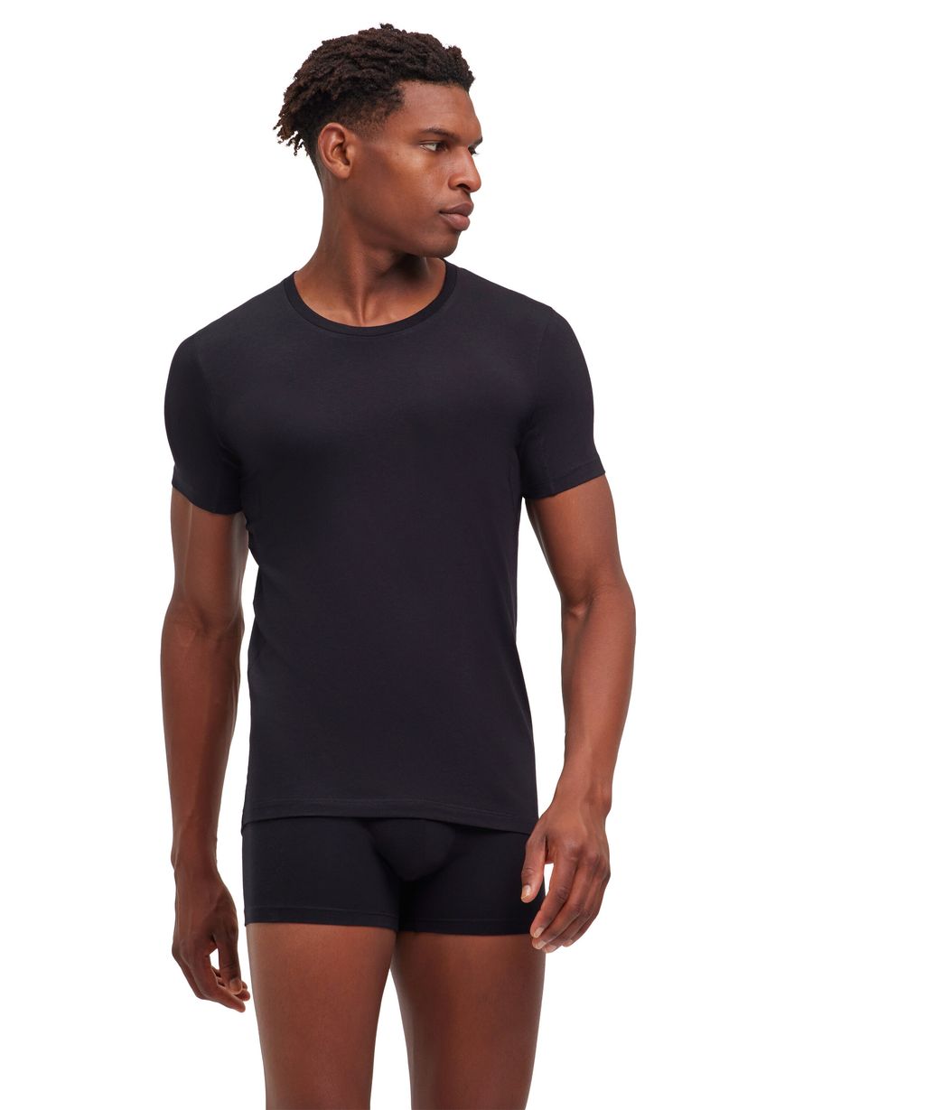 Men T-Shirt Round-neck Daily Climate Control