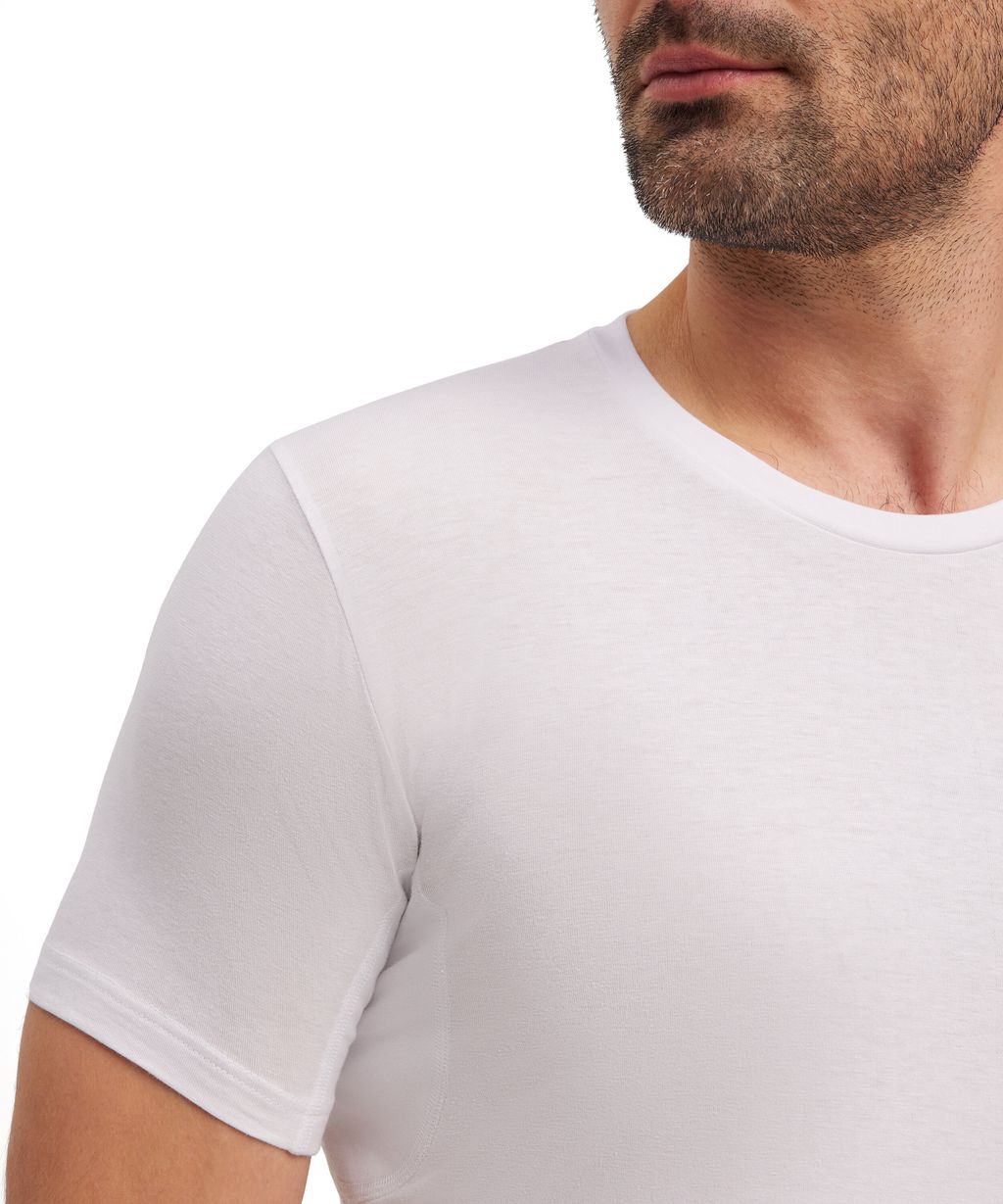 Men T-Shirt Round-neck Daily Climate Control