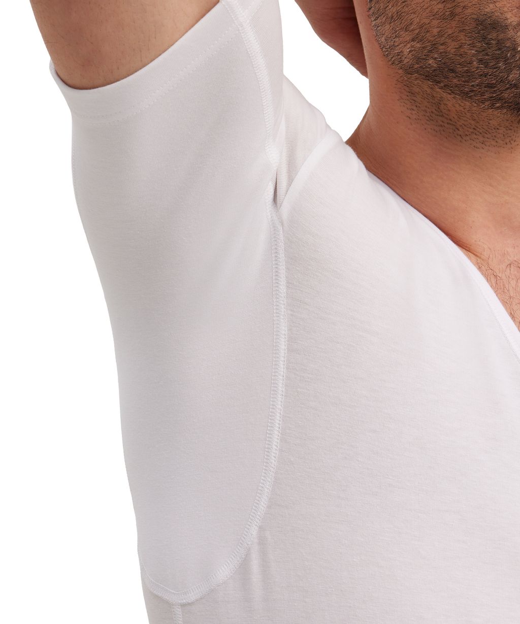 Men T-Shirt V-neck Daily Climate Control