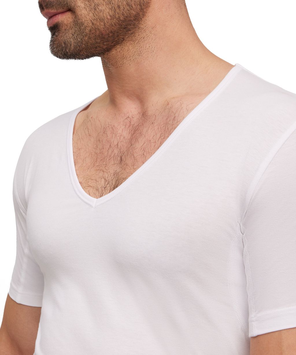 Men T-Shirt V-neck Daily Climate Control