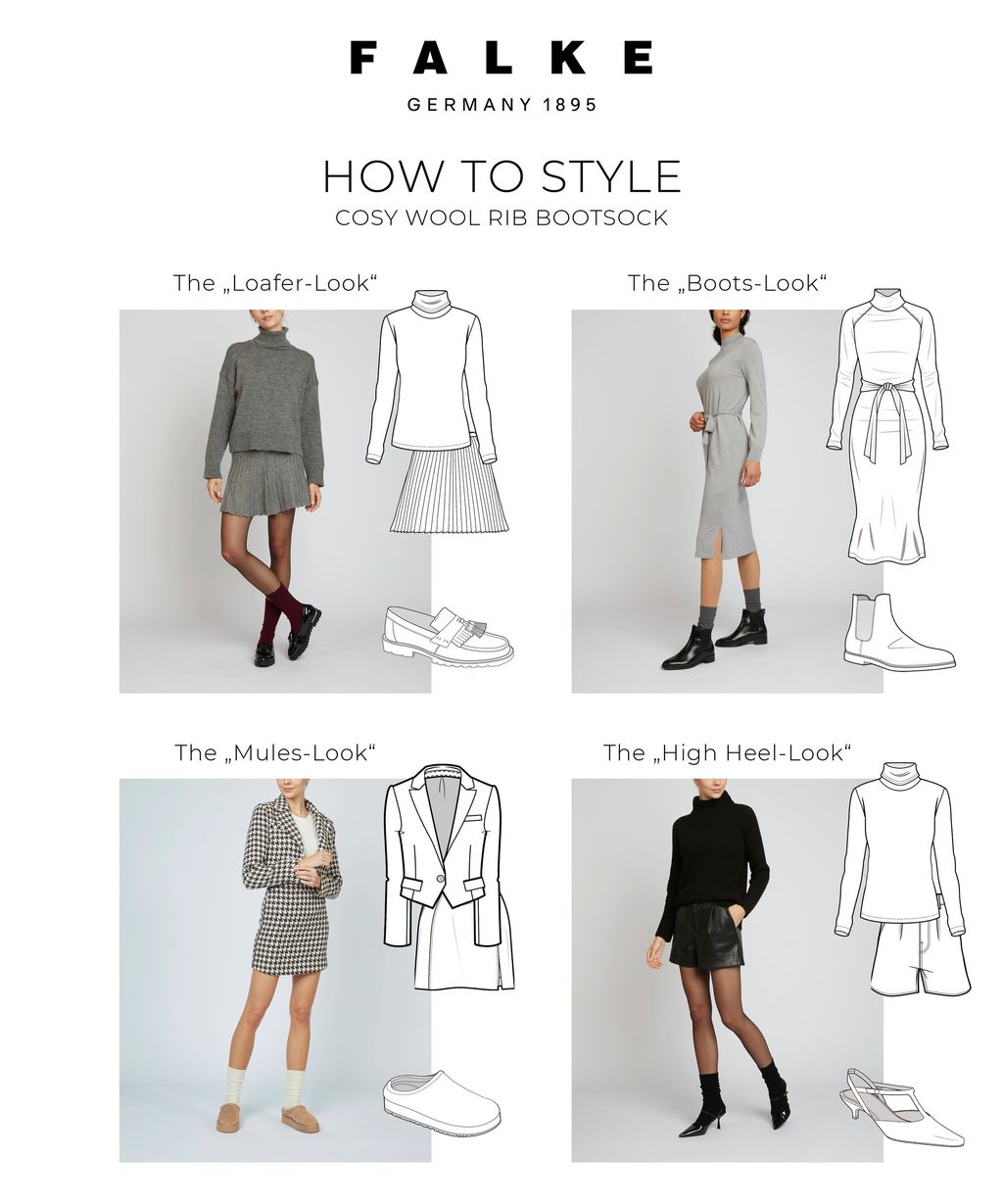 Cosy Wool Boot Women Boot socks