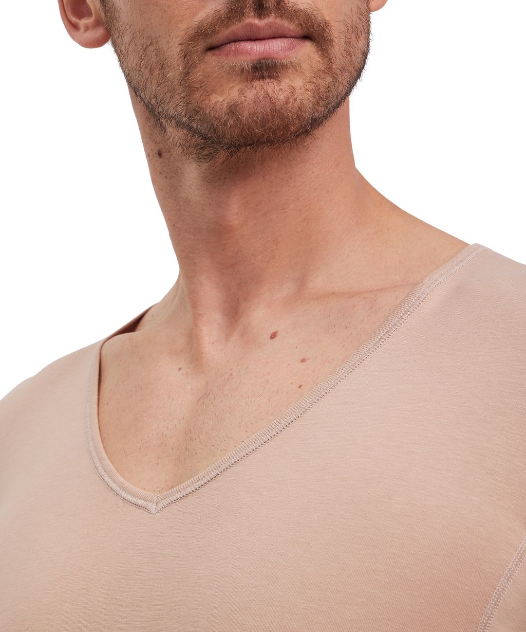 Men T-Shirt V-neck Daily Climate Control